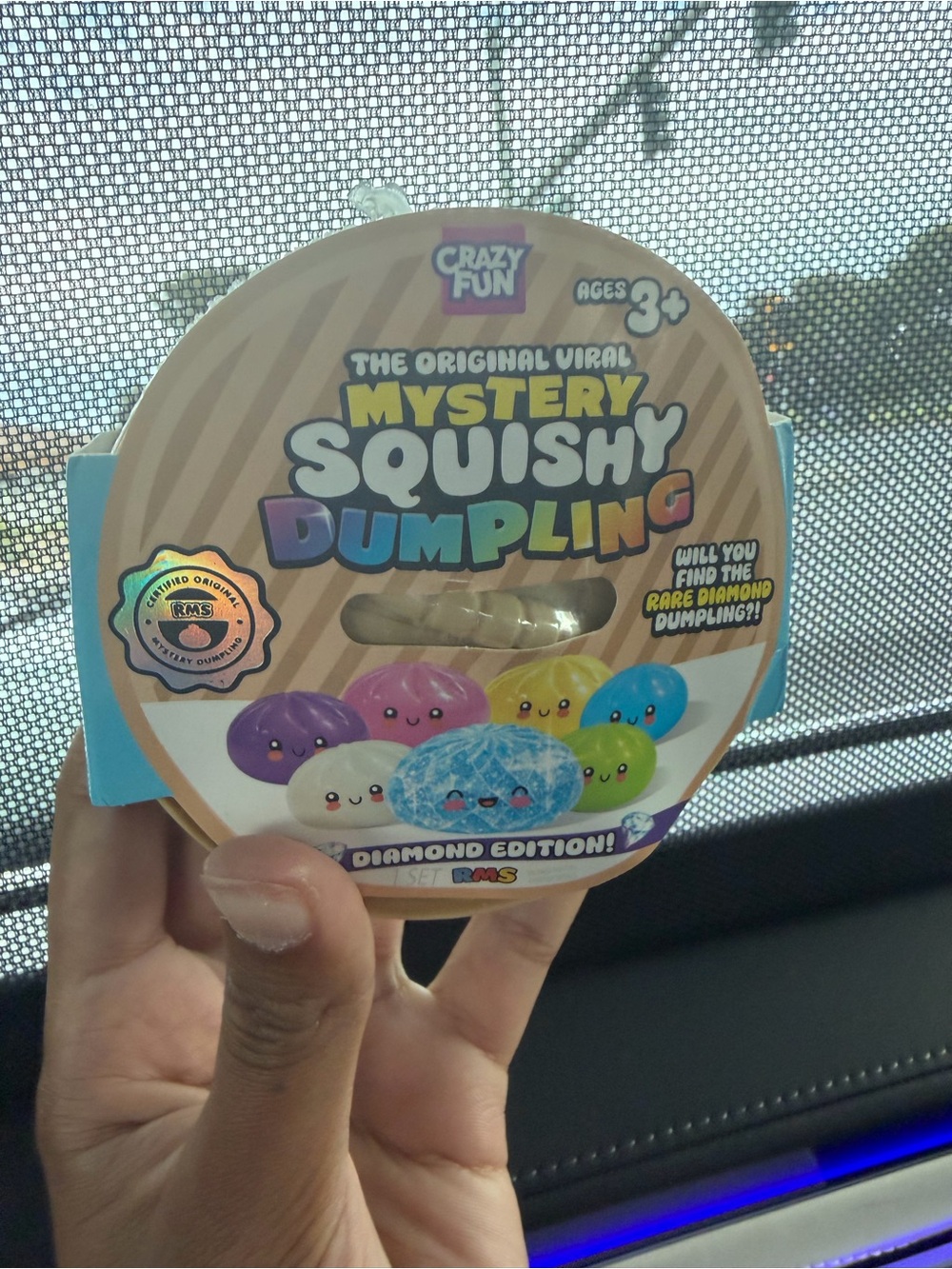 Mystery Squishy Dumpling - Blue & Multicolor (Diamond Edition)